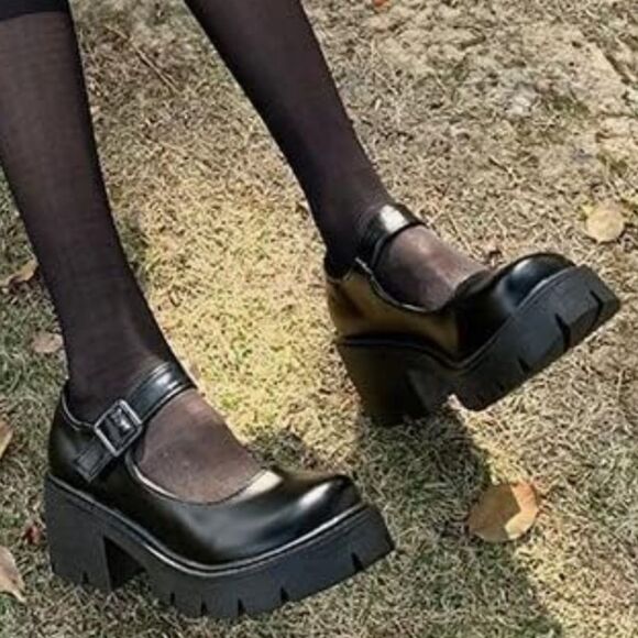 BRAND NEW NEW SEYCHELLES ANTHROPOLOGIE BRAND KAMI MARY JANE CHUNKY HEEL - Picture 1 of 15